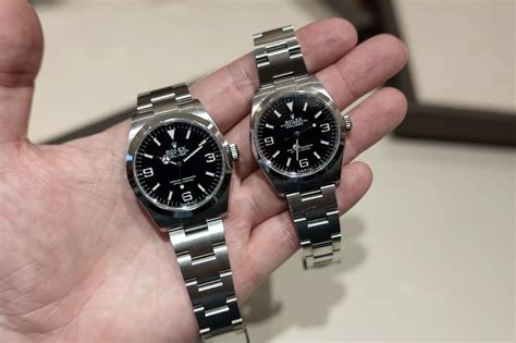 rolex explorer 36mm|rolex explorer 36mm vs 40mm.